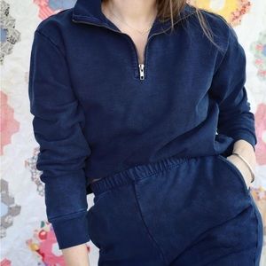 Rudy Jude Indigo zip sweatshirt